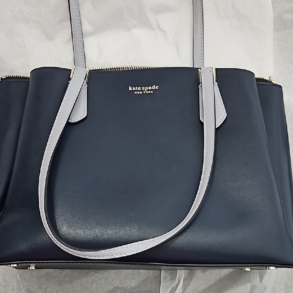 Kate Spade Navy Blue Large Shoulder Bag perfect condition